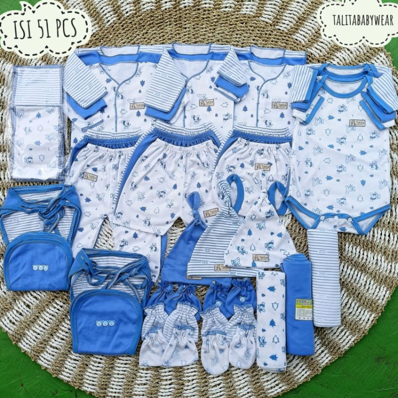 Jual 51 PCS Perlengkapan Bayi Baru Lahir Lengkap Paket Brojol Baby ...