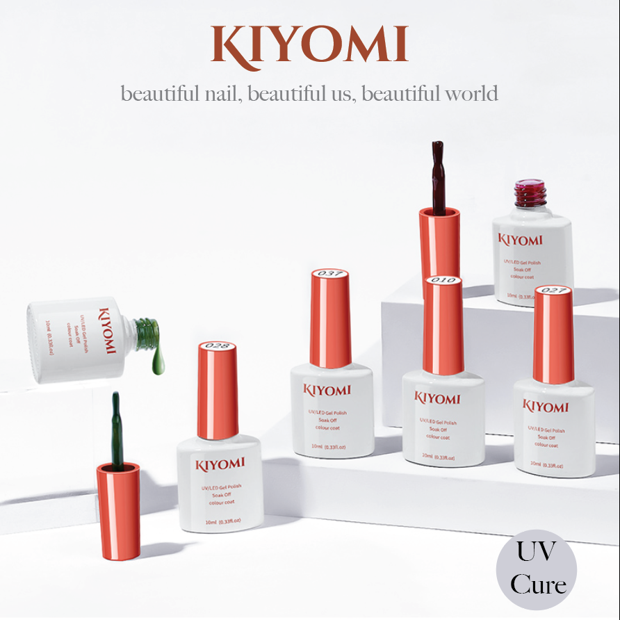 Jual KIYOMI Nail Gel Polish UV/LED Soak Off 10ml Color Nail Gel Polish