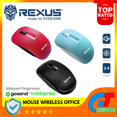 Jual Rexus Mouse Wireless Office Q10 3D Silent Click 1200DPI | Shopee ...