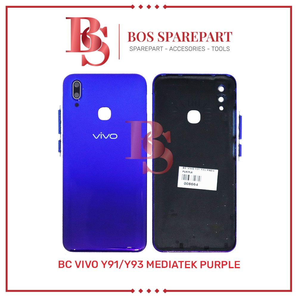 TUTUP BELAKANG VIVO Y91 Y93 MEDIATEK FINGER PRINT/ BACK DOOR BACK  COVER