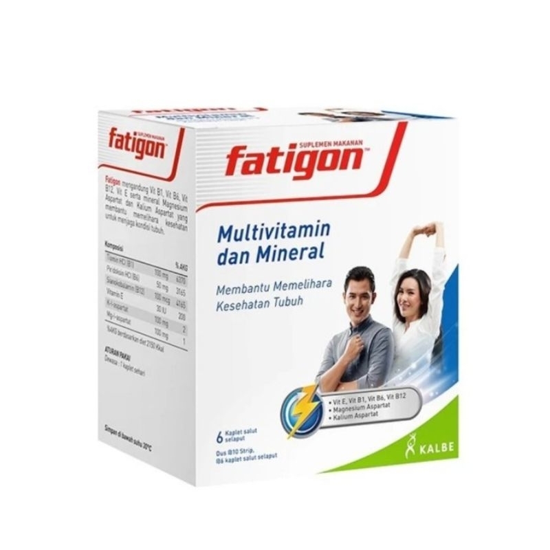 Jual Fatigon Multivitamin Box isi 60 Kaplet | Shopee Indonesia