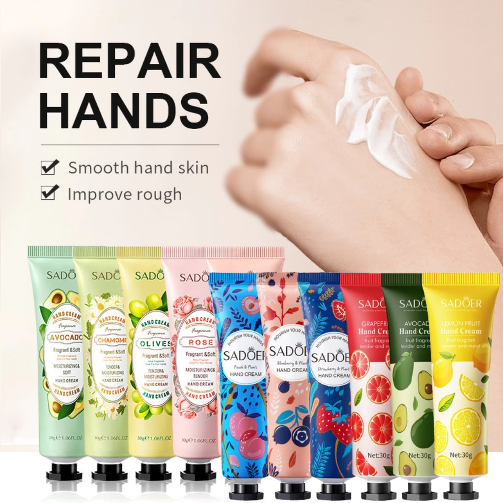 Hand Cream Fruit Lation Moisturizing Krim Tangan Sadoer Perawatan Tangan Nutrisi Kulit | AutoStock