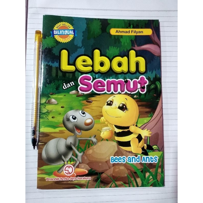 Jual BUKU CERITA ANAK BERGAMBAR BAHASA INGGRIS INDONESIA/BUKU CERPEN