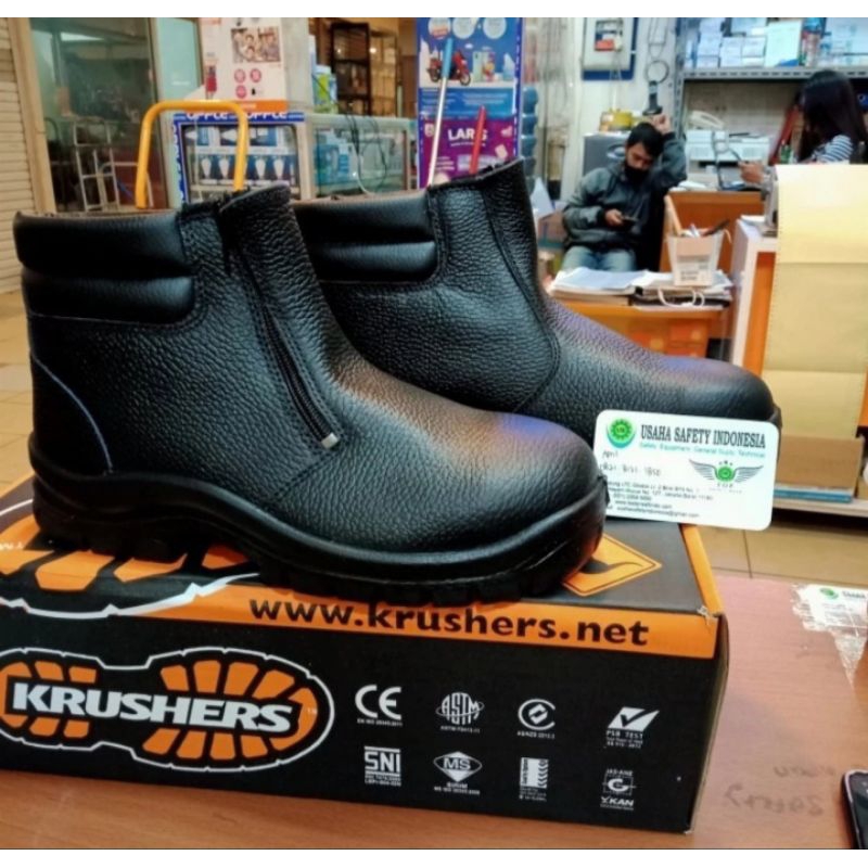 Jual Sepatu Safety Shoes Krushers Tulsa Original/ Sepatu Krushers Tulsa