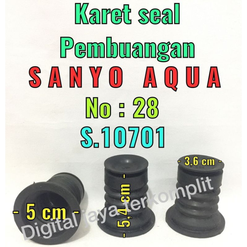 Jual Seal Karet Pembuangan Air Mesin Cuci Sanyo Aqua Shopee Indonesia