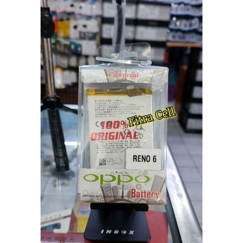 Jual Battery Batrei Baterai Oppo Reno 6 4G BLP819 Original | Shopee ...