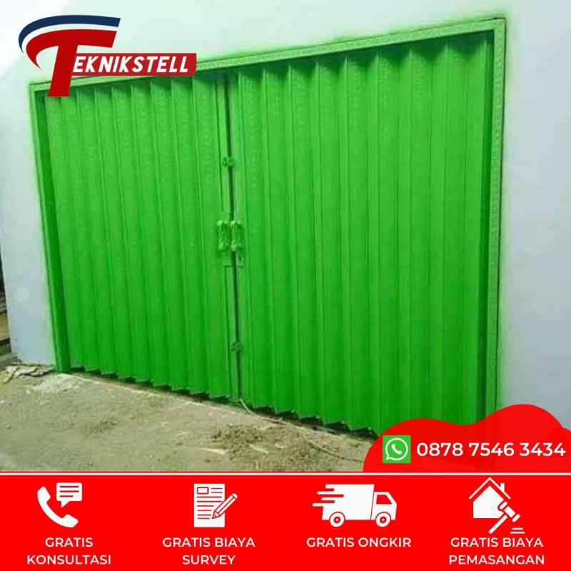 Jual pintu folding gate pintu rolling door pintu toko pintu warung