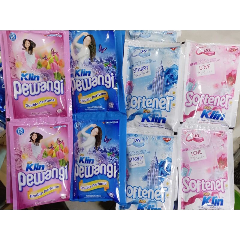 Jual 1 dus so klin pewangi - softener pakaian 65 ml x 48 pcs | Shopee ...