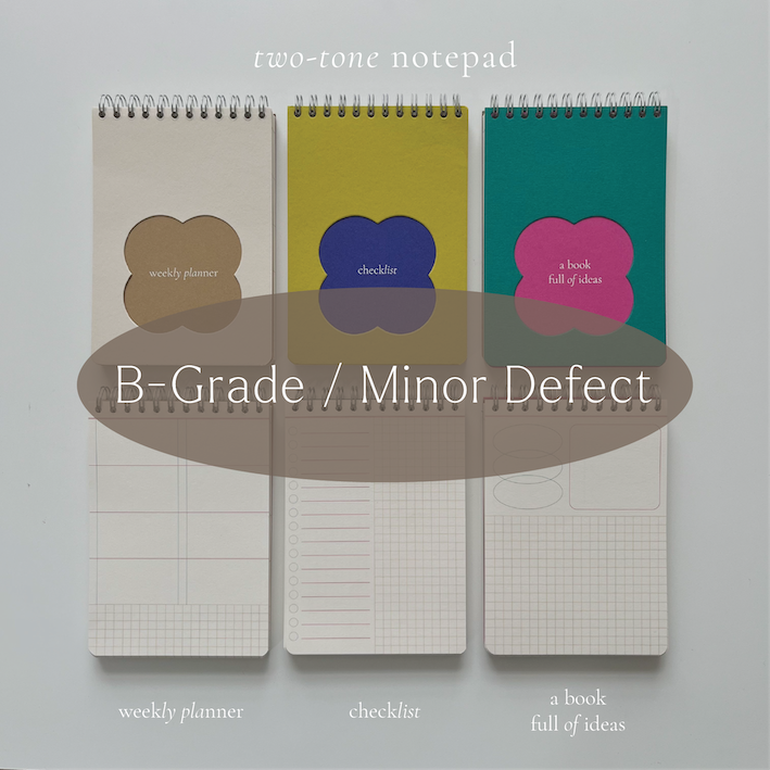 Jual [B-Grade/Minor Defect] Two-tone Notepad By Keartas Studio - A6 ...