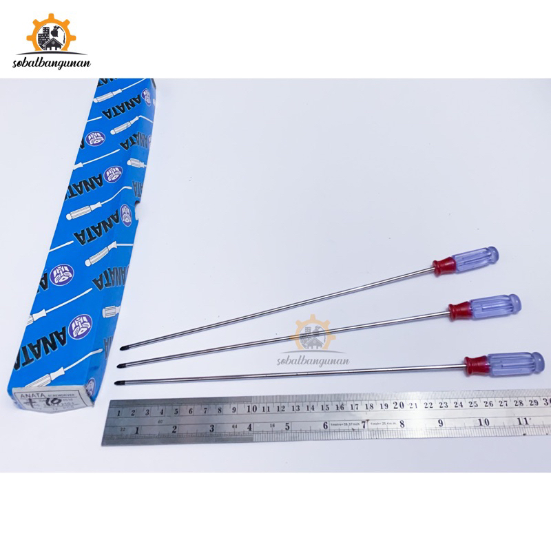 Jual Obeng Radio 3” 4” 6” 8” 10” 12” PLUS (+) MINUS (-) merk ANATA atau ...