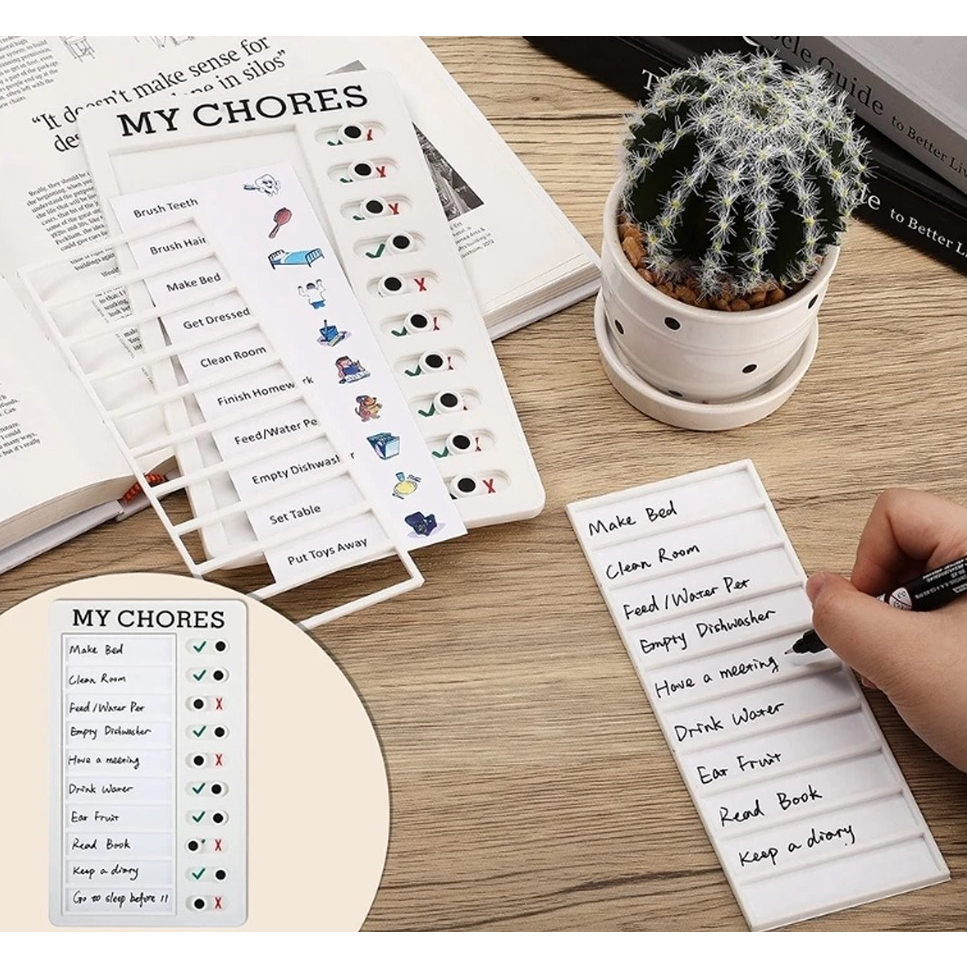 Jual Checklist Planner Memo Board Papan Pengingat Jadwal Belajar To Do ...