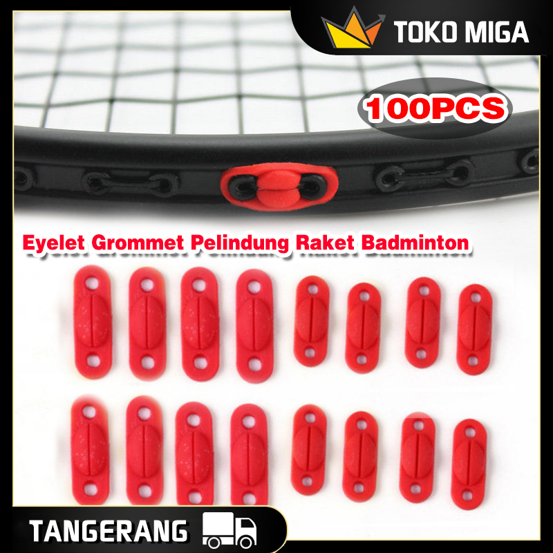 Jual 100pcs Pelindung Gromet Raket Badminton Silikon Pelindung Grommet ...