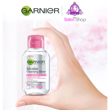 Garnier Micellar Cleansing Water 50ml 125ml 400ml Pink Salicylic Vit C Rose Peel