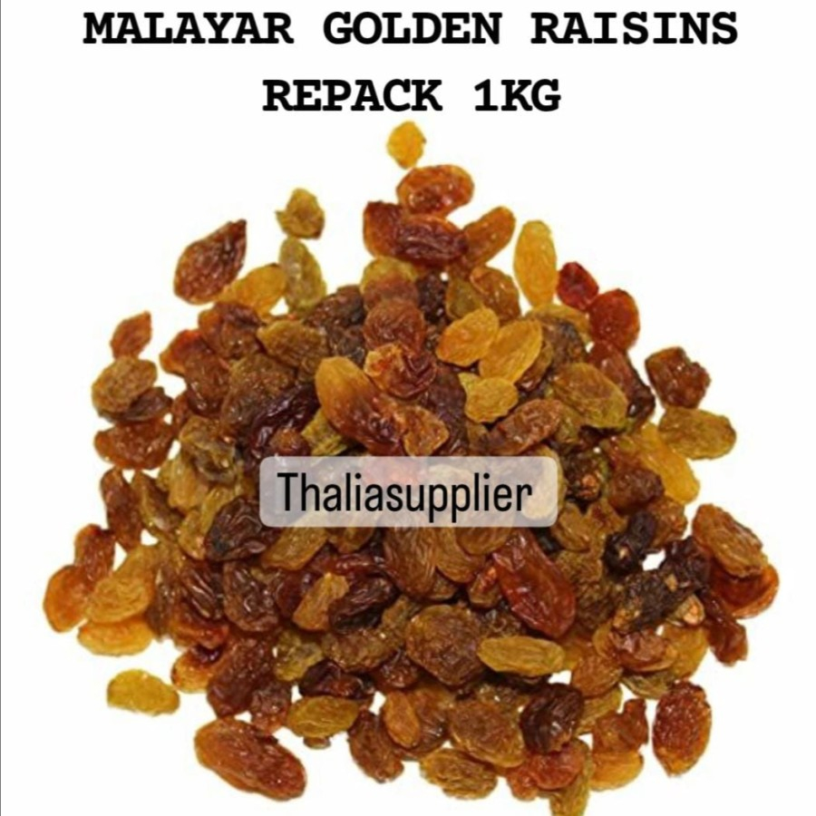 Jual MALAYAR GOLDEN RAISIN REPACK 1KG COCOK UNTUK ANEKA MAKANAN DLL ...