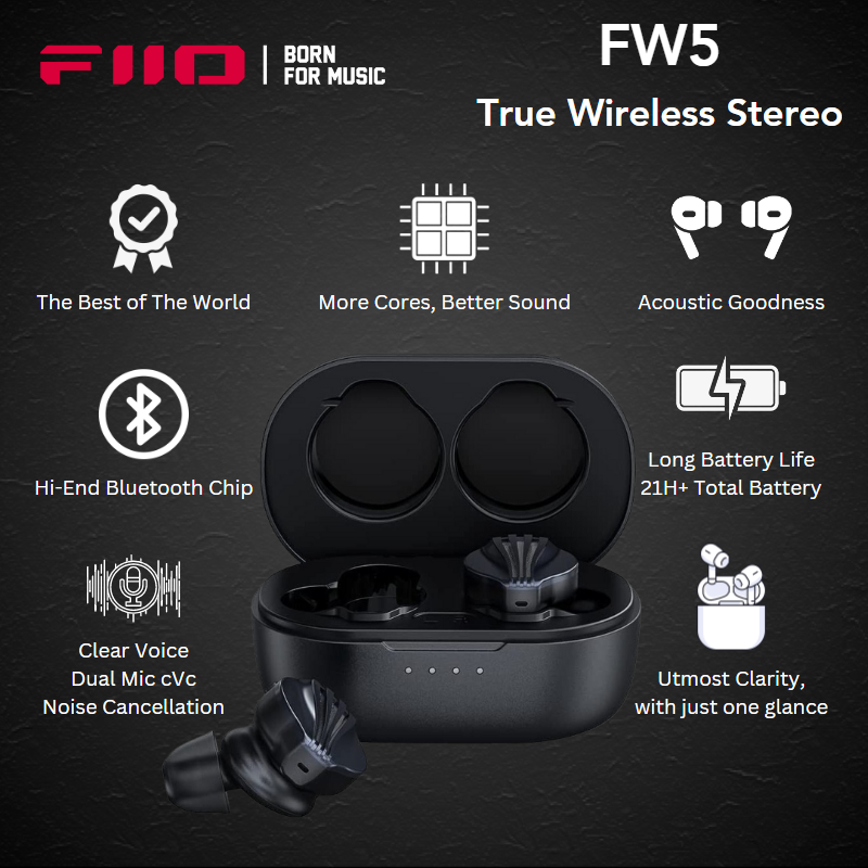 Jual Fiio Fw5 Fw 5 Fw 5 True Wireless Stereo Tws Shopee Indonesia 5155