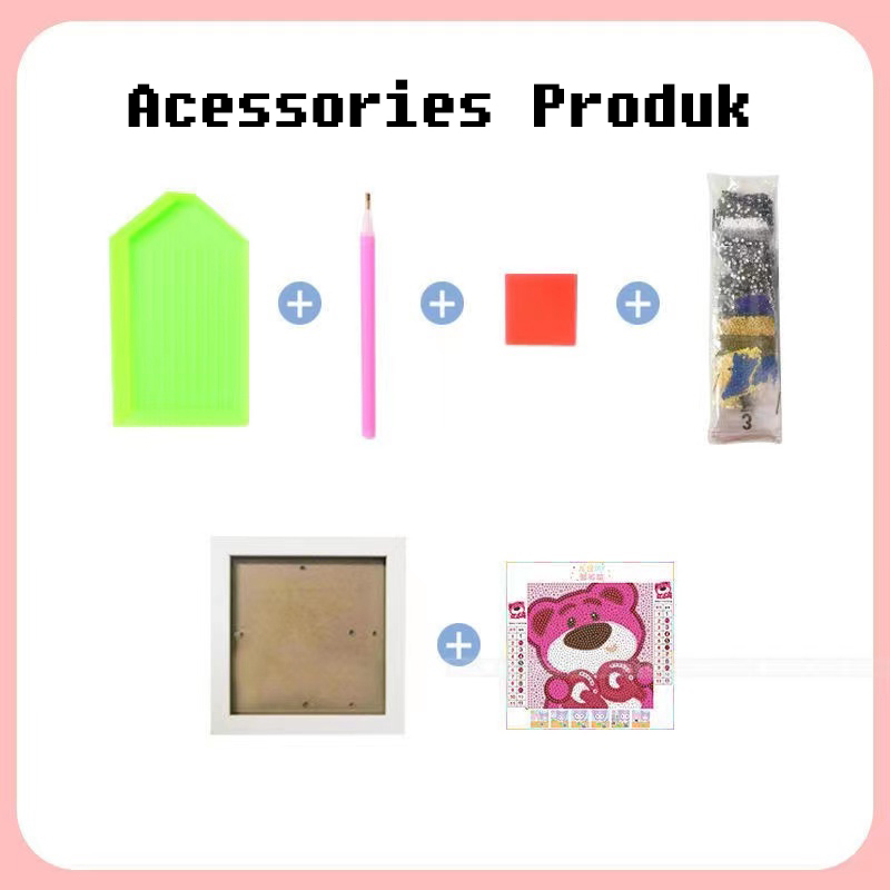 Jual [Ready]Lotso DIY DIAMOND PAINTING FOTO FRAME BINGKAI FOTO STIKER ...