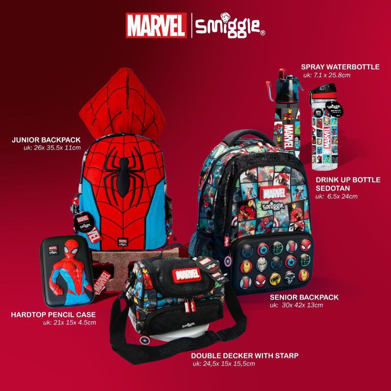 Jual TAS SMIGGLE MARVEL, MINECRAFT Dll Botol Minum Kualitas Original ...