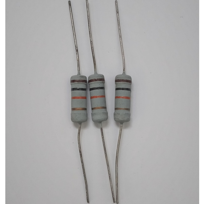 Jual Resistor 2W 10k Ohm 10 Kilo Ohm 10000 Ohm 5persen Toleransi