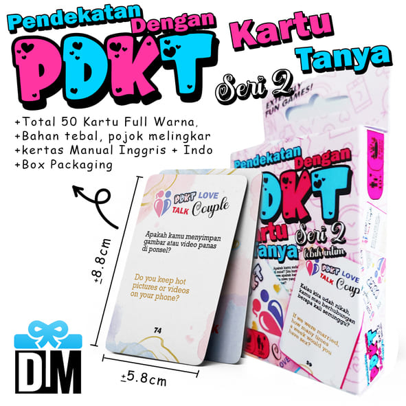 Jual Permainan Kartu Kata Truth Or Dare Curhat PDKT Gebetan Pacaran ...