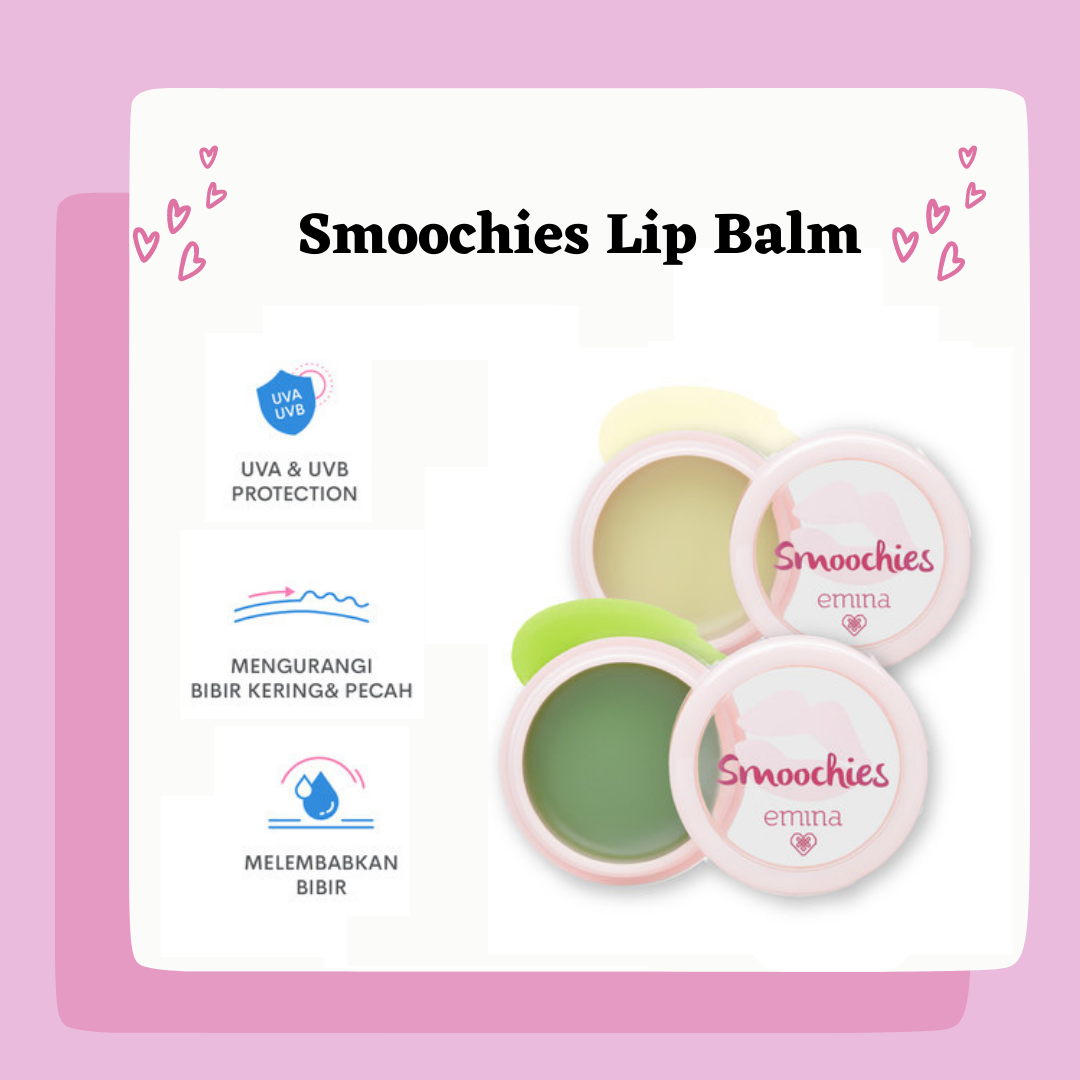 Jual Emina Smoochies Lip Balm 3.7g Pelembab Bibir Shopee Indonesia