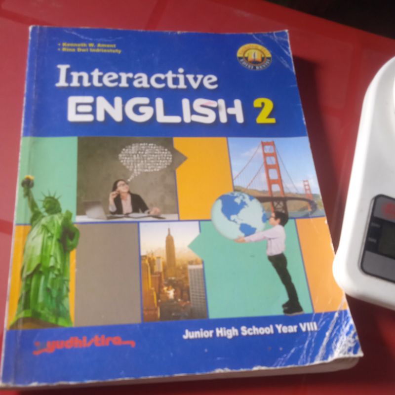 Jual Buku Interactive English 2 Untuk Smp Kelas 8 Yudhistira Shopee