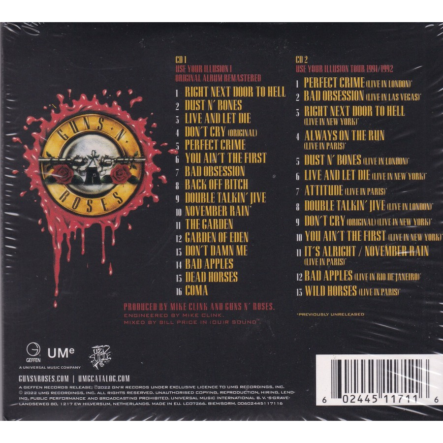 Band Lagu Guns N Roses Full Album Mp3 Jual [CD] Guns N Roses