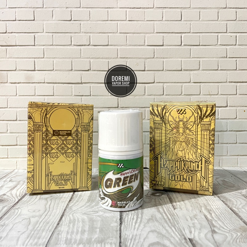 Jual Happi Krunch Gold V4 Green 60ml Shopee Indonesia