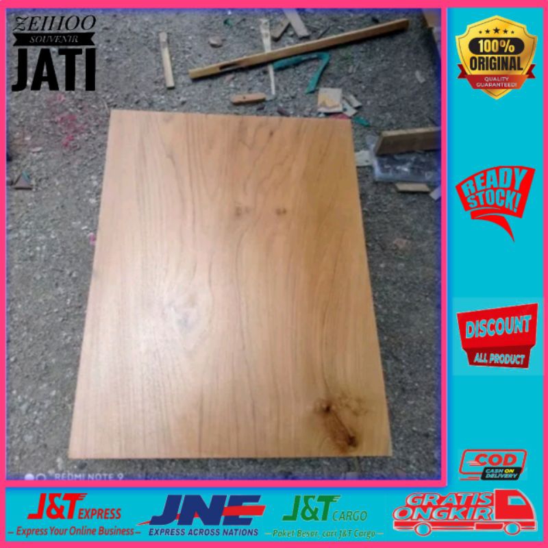 Jual Talenan Jati Super custom 80x40x2 cm | Shopee Indonesia