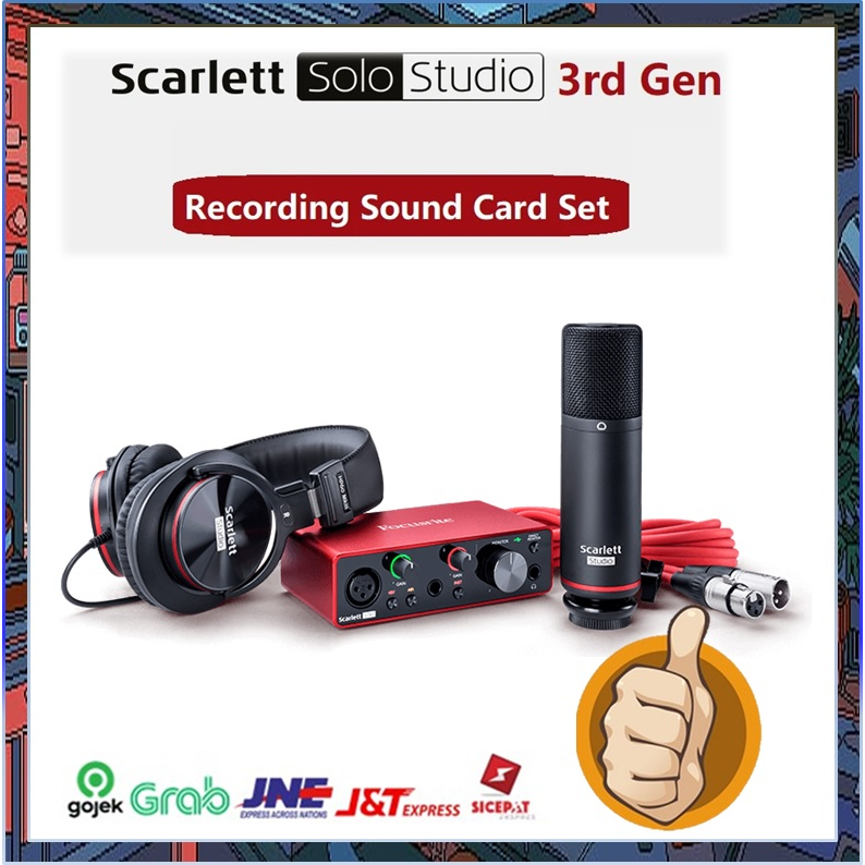 Jual FOCUSRITE SCARLETT SOLO STUDIO 3RD GEN USB AUDIO INTERFACE REC ...