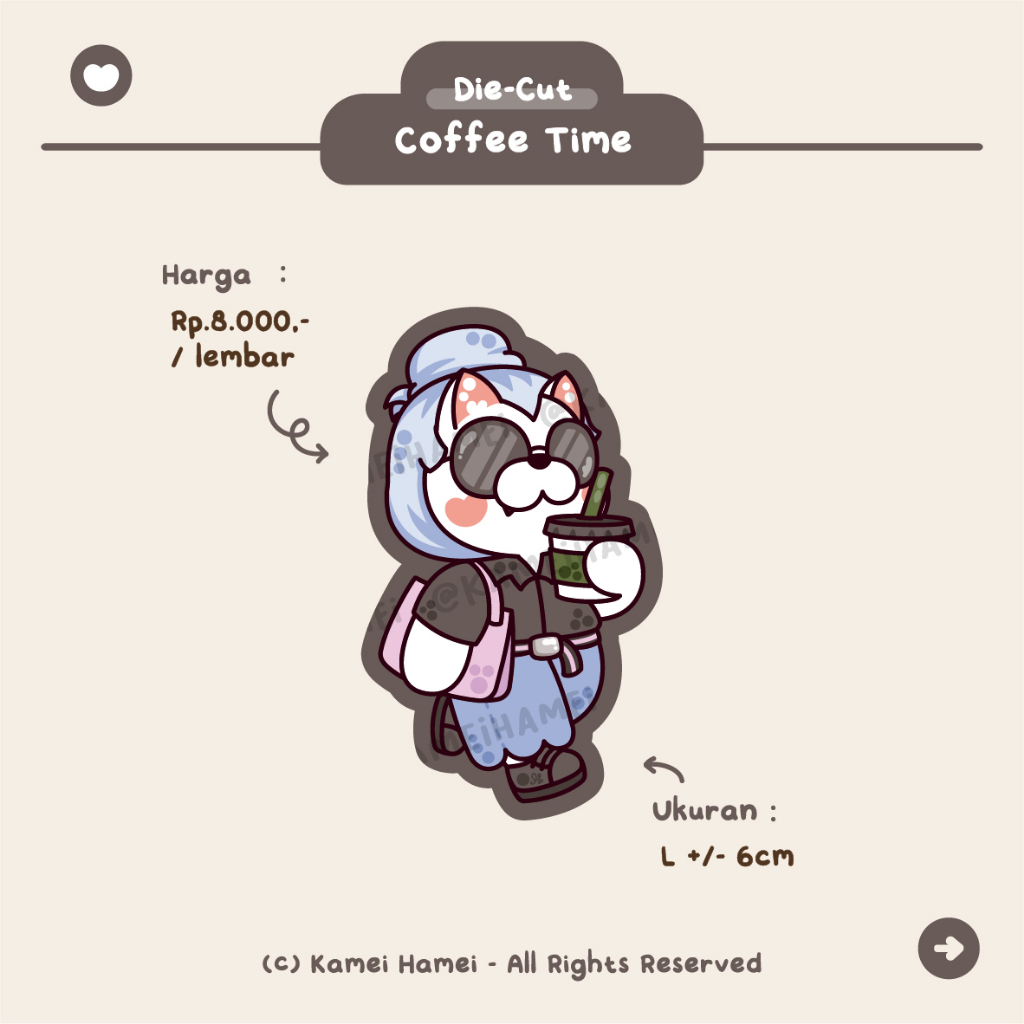 Jual Merli The Merlion Series | Kamei Hamei Die-Cut Sticker | Shopee ...