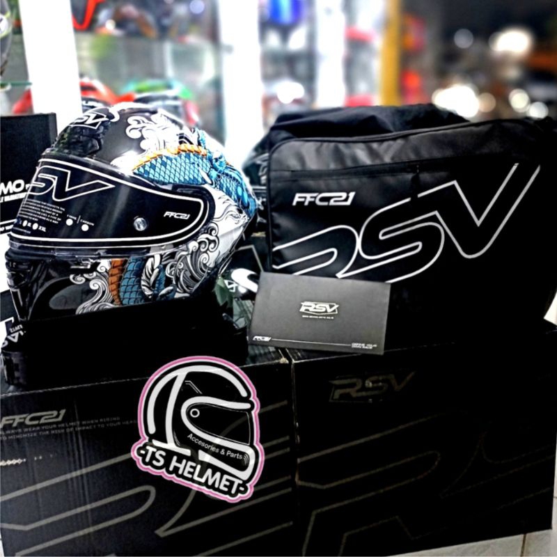 Jual Helm Rsv FFC21 Ryujin Poison Red Solid Original | Shopee Indonesia