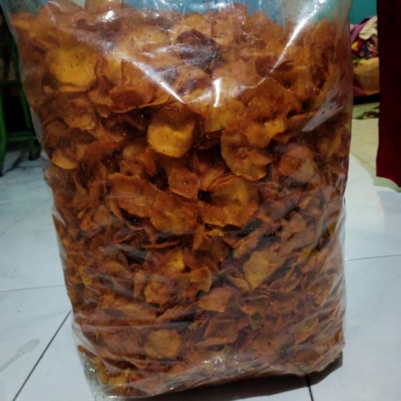 Jual Kripik Setan Keripik Singkong Super Pedas Riki Asli 250g Snack