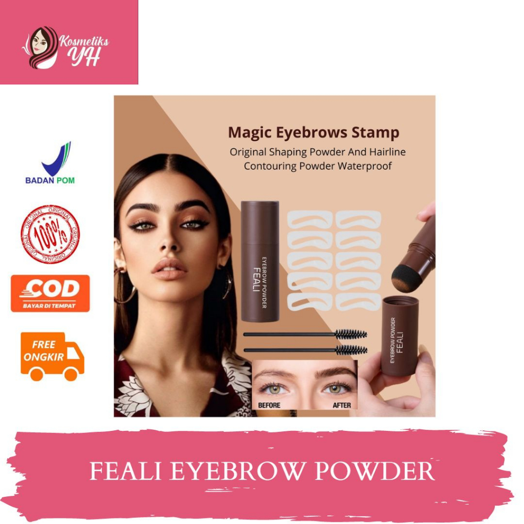 Jual EYEBROW POWDER FEALI KOSMETIK KECANTIKAN ALIS BROW POWDER ATAU ...