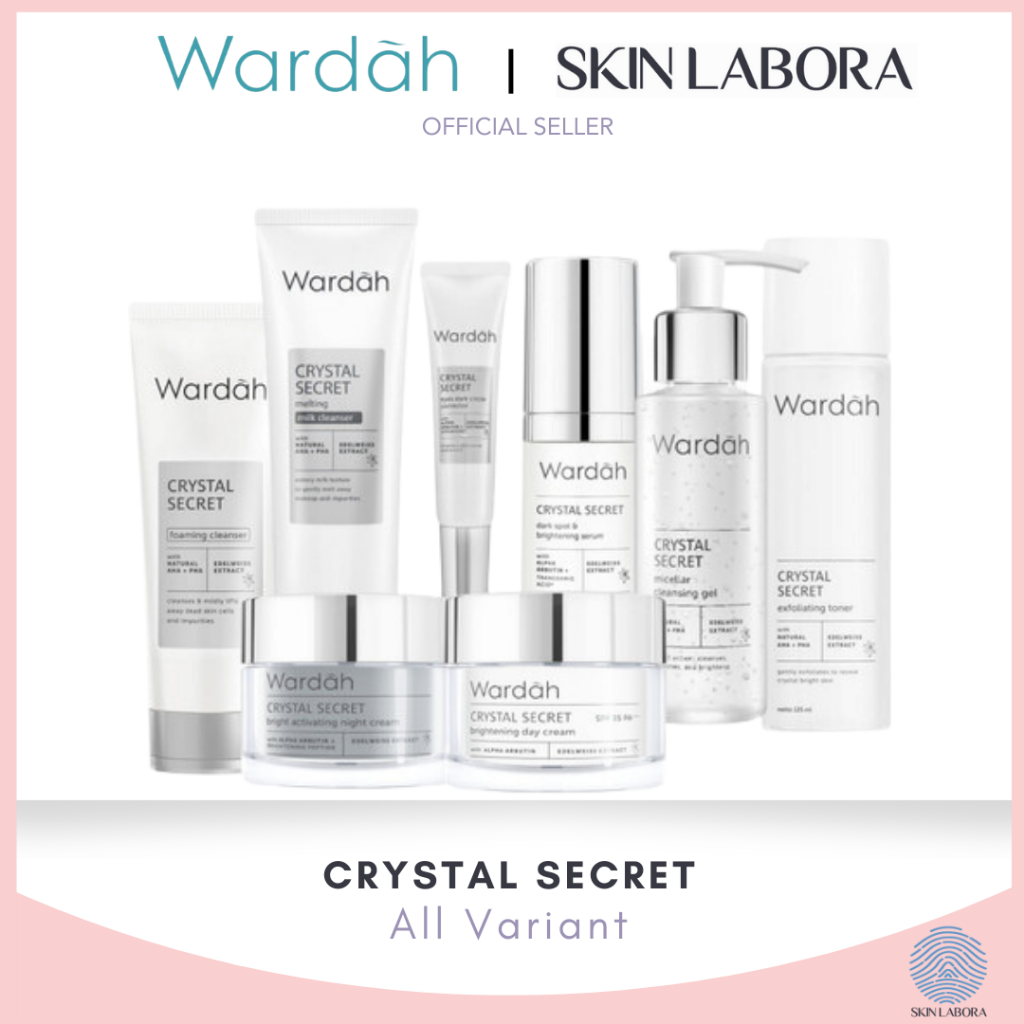 Jual WARDAH White Crystal Secret Series ( Day/ Night/ Eye Cream