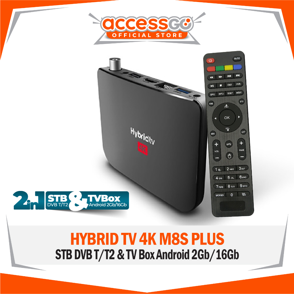 Jual STB TV BOX Android DVB-T2 Hybrid TV 4K UHD -PowerFull | Shopee ...