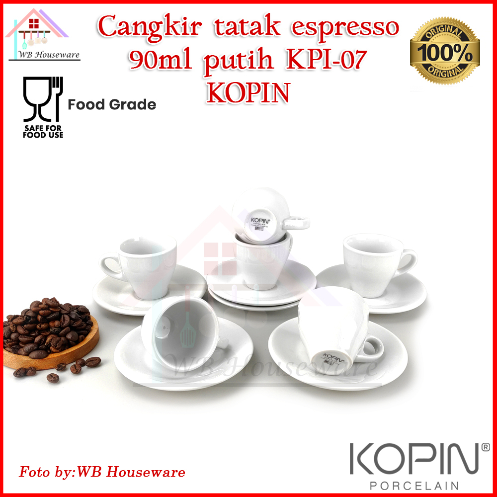 Jual Pasang Cangkir Susun Set Minum Tea Set Coffee Set Ml Putih Kopin Kph Pln