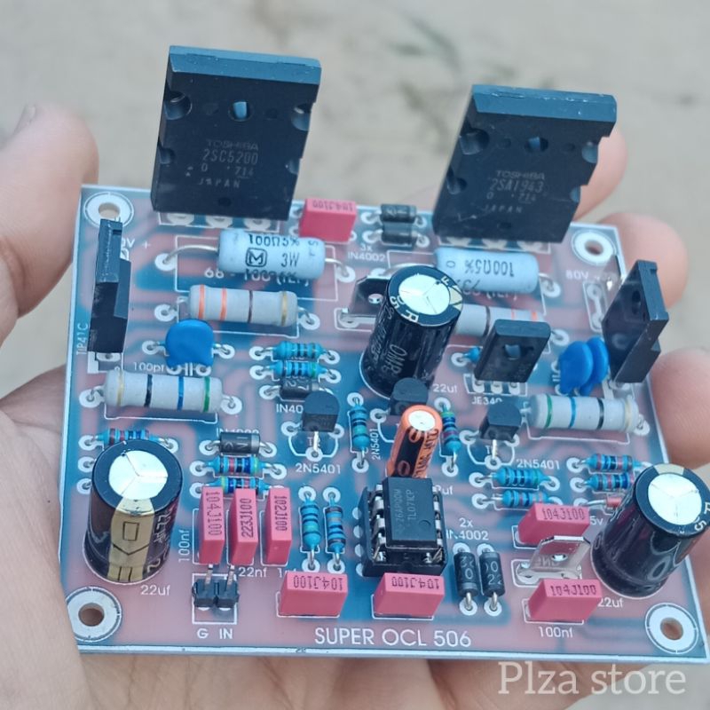 Jual Kit driver power amplifier SOCL 506 TEF komponen full ori