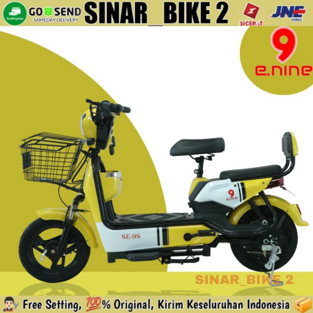 Jual Sepeda Listrik E Nine Se S Watt Electric E Bike Shopee Indonesia