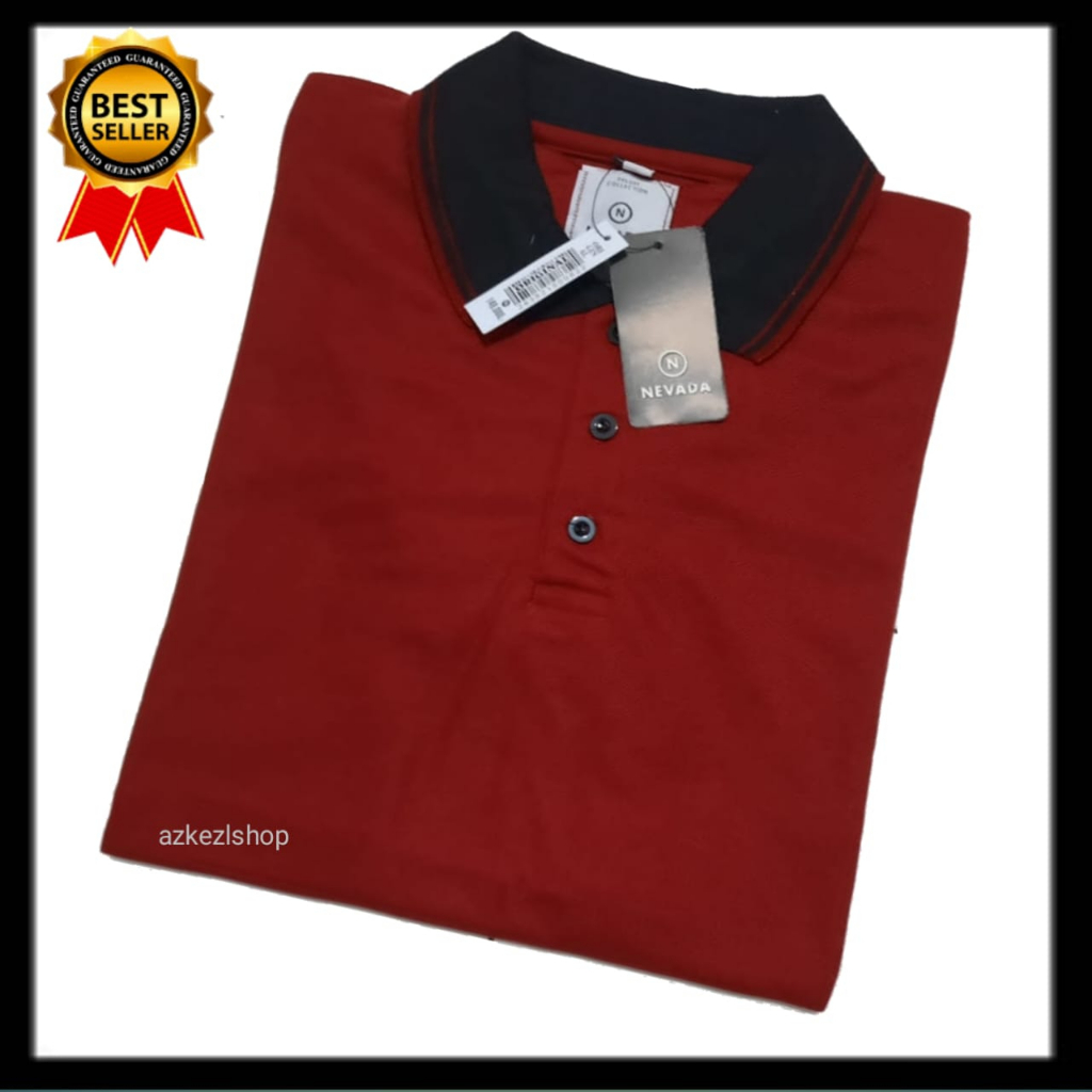 Jual Baju kaos pria kerah polos lengan pendek terbaru // jahitan kaos ...