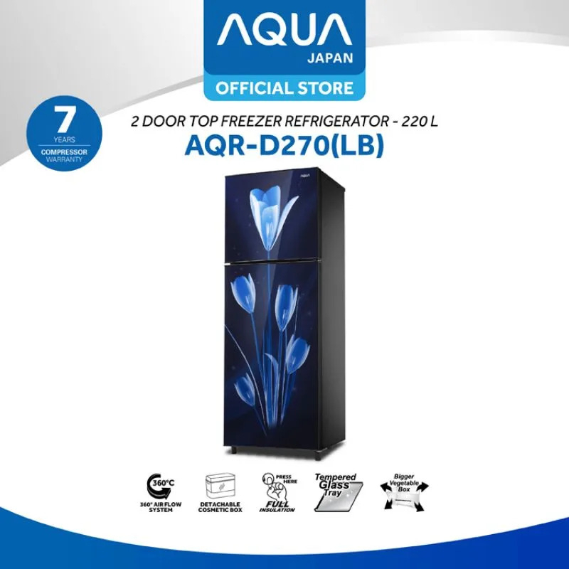 Jual Kulkas Aqua Aqr D Lk Lb Pintu Shopee Indonesia