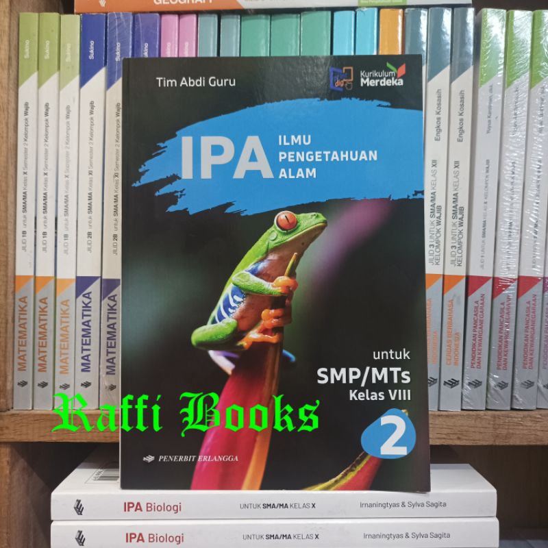 Jual Buku Ipa Kelas 2viii 8 Smp Erlangga Kurikulum Merdeka Shopee Indonesia