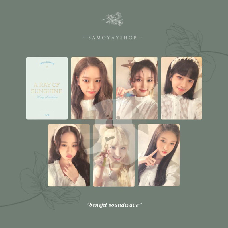 K-POP・アジア IVE A RAY OF SUNSHINE WELCOME PACKAGE IVE 2022 Season's Greetings A Ray Of Sunshine Welcome