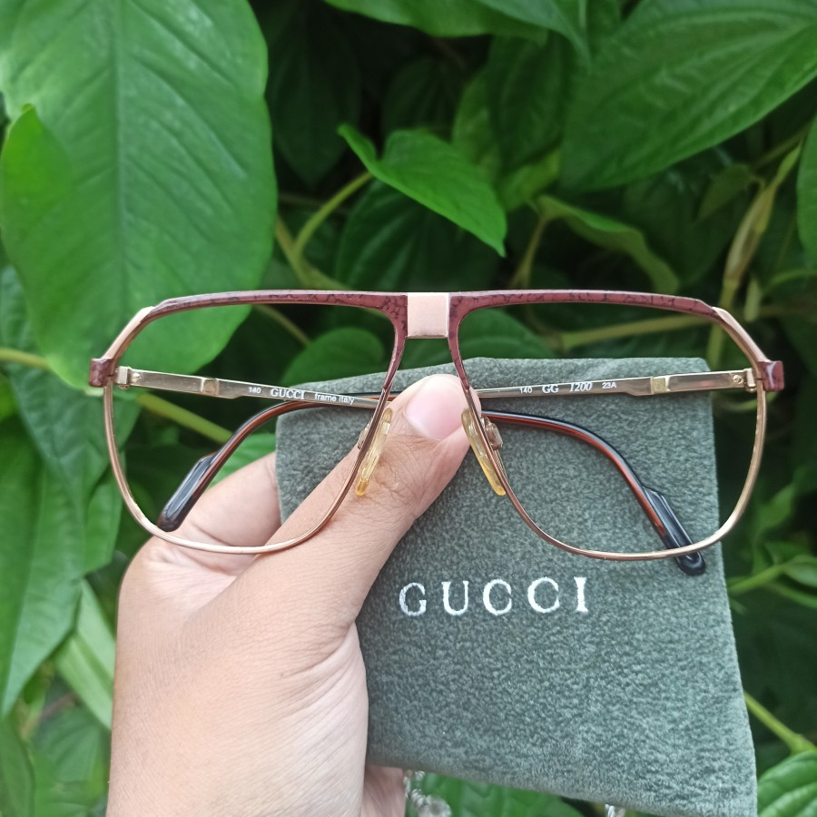 Jual Kacamata Jadul Original Gucci Gg Frame Italy Shopee Indonesia