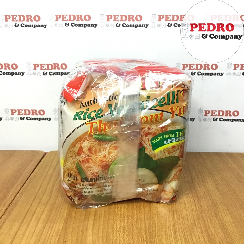 Jual Papa rice vermicelli thai tom yum 55 gram x 5pc - bihun tomyam ...