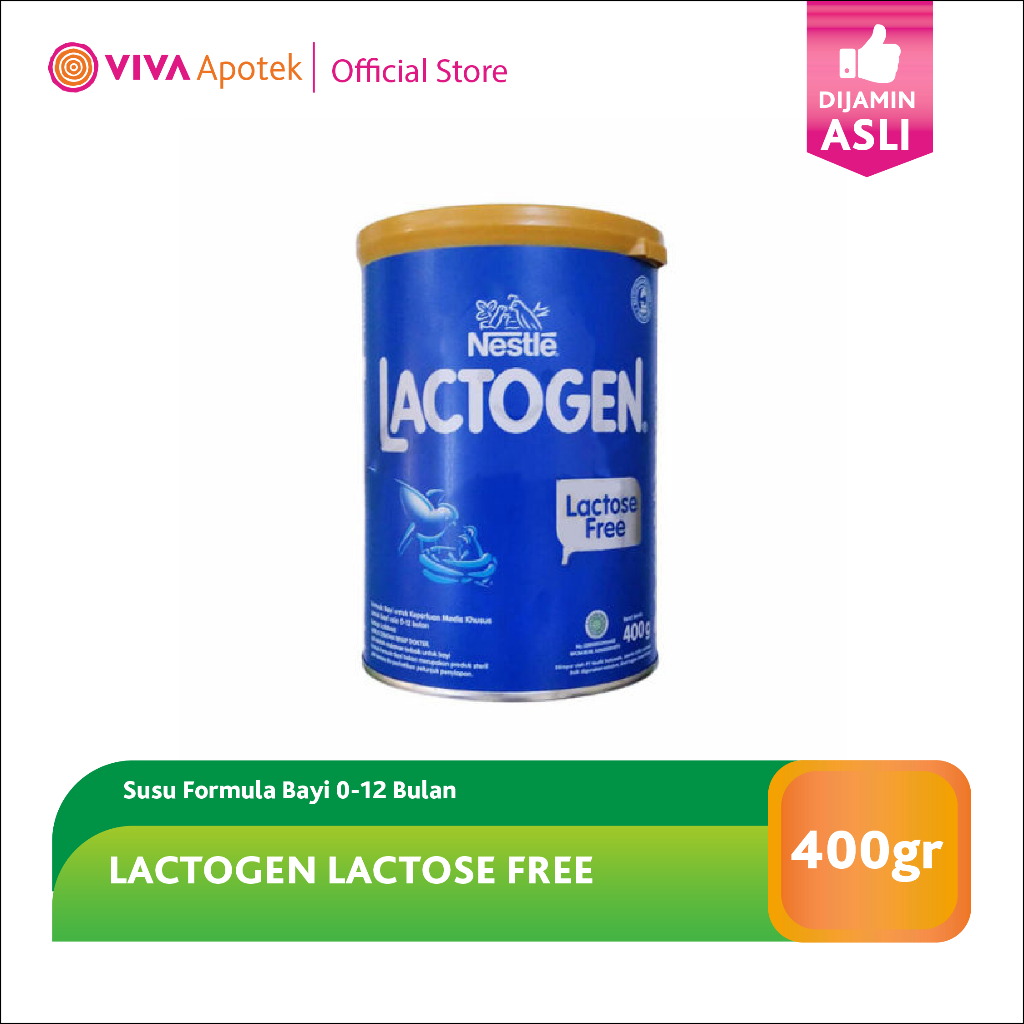 Jual Lactogen Lactose Free Susu Formula Bayi 0-12 Bulan (400 Gram ...