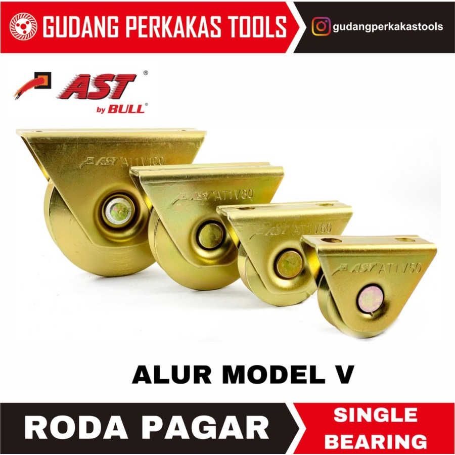 Jual Roda Besi Pagar Gerbang At1v80 Ast Shopee Indonesia 4904