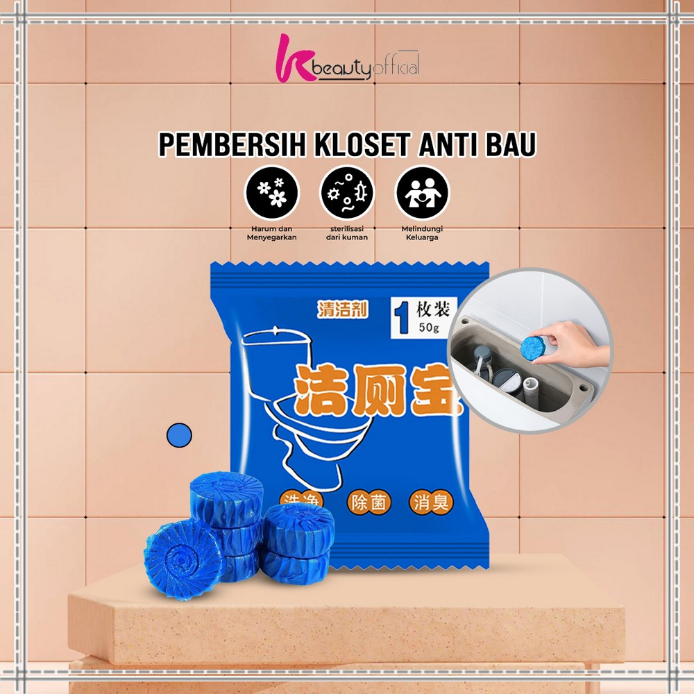 Jual KB-C856 Tablet Biru Pembersih Toilet Penyegar Pewangi WC ...