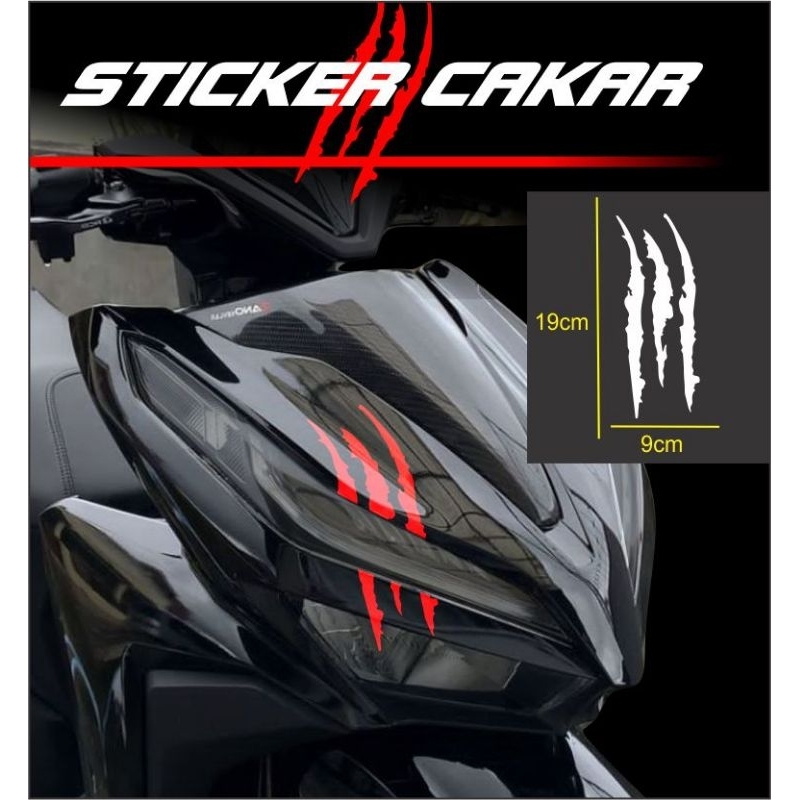 Jual cutting sticker cakar universal | Shopee Indonesia
