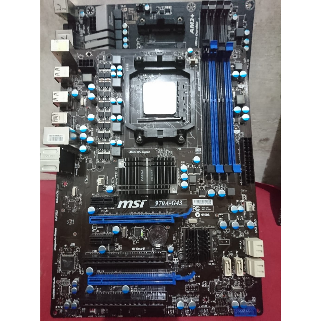 Jual MOTHERBOARD MSI 970A-G43 soket AM3+ | Shopee Indonesia