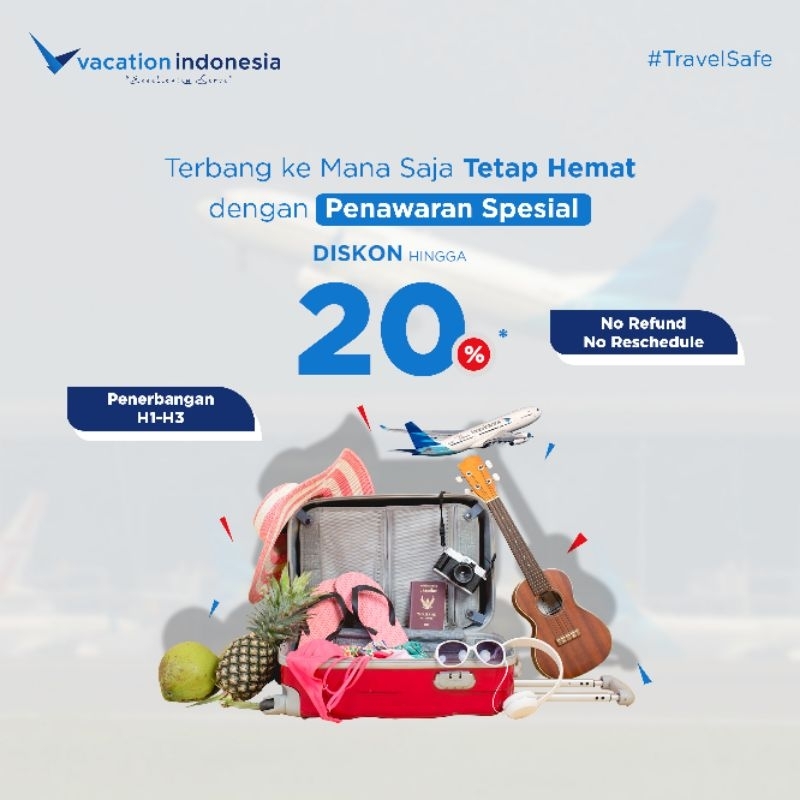 Jual Promo Tiket Pesawat Garuda Shopee Indonesia